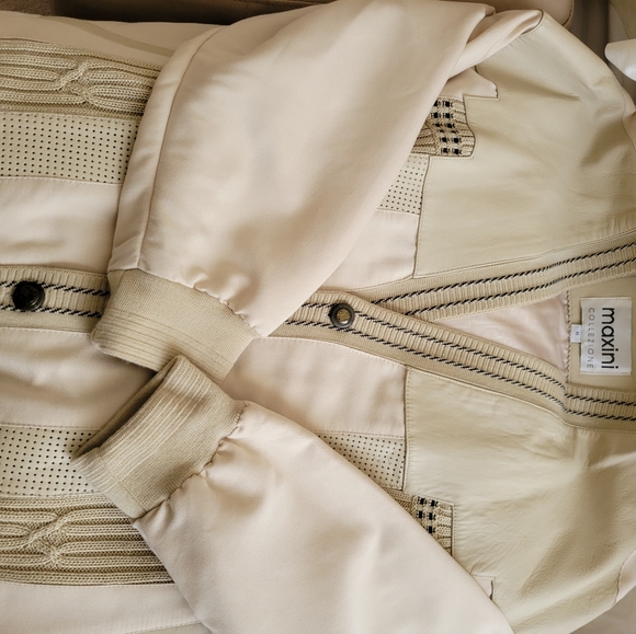 Maximize Collezione - Leather and suede jacket. - Picture 4 of 4